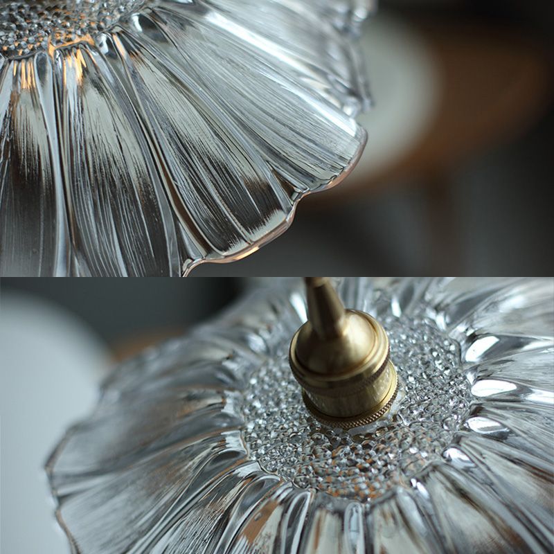 Blumenschlafzimmer Anhänger Beleuchtungsbehandlung Glas zeitgenössische Decke Anhänger Licht