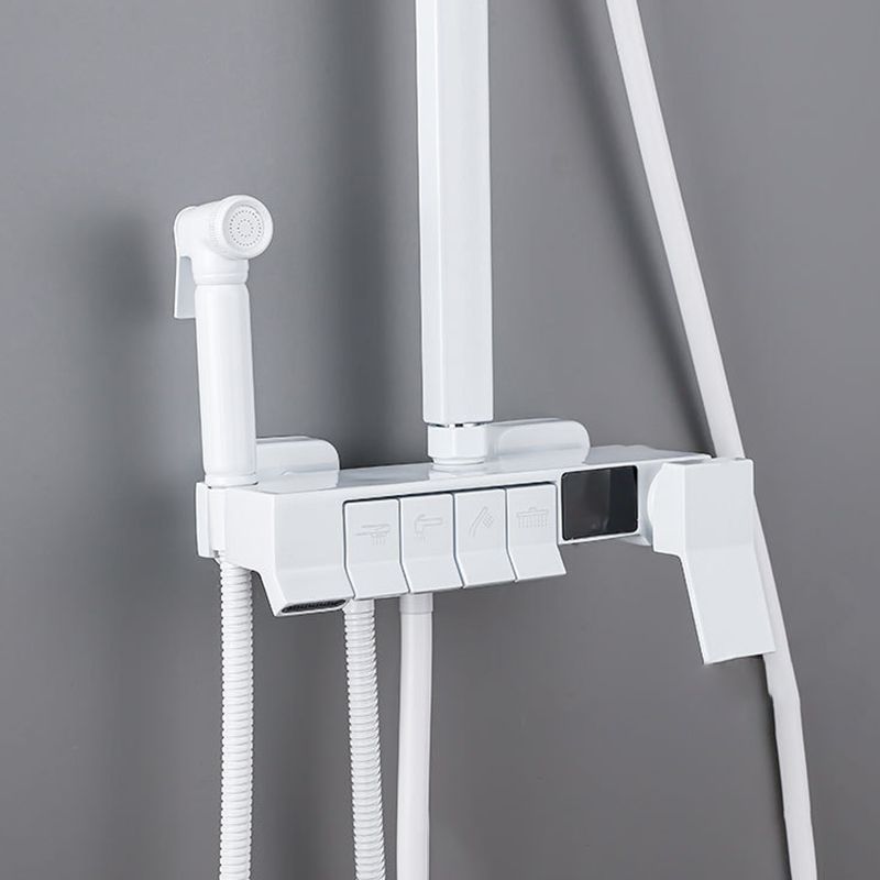 Modern Pressure Balanced Diverter Valve Shower Faucet Adjustable Shower System