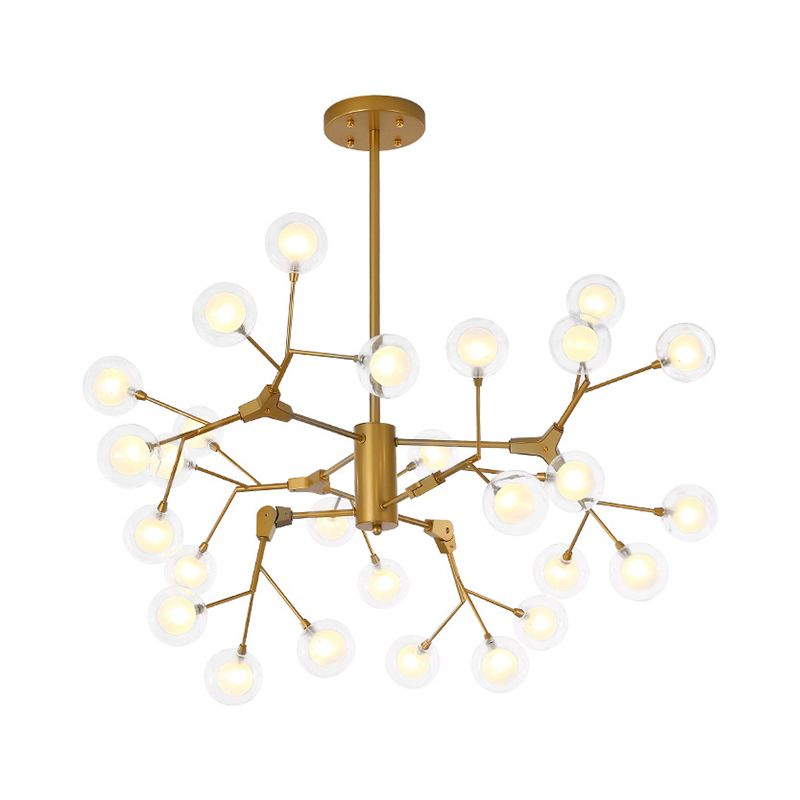 Chandelier filaire en forme de succurs
