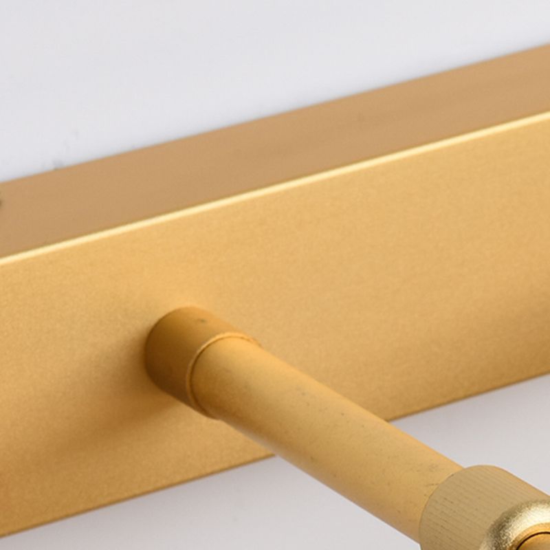 Accampella a switch a switing da muro di sfumatura moderna in metallo 1 lampada con applique in ottone