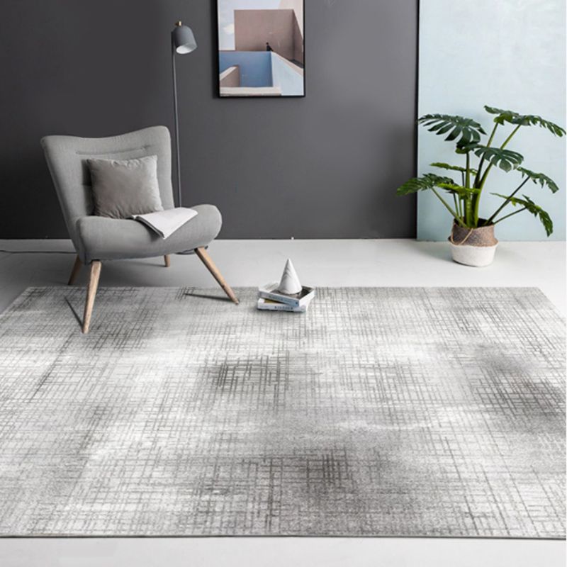 Minimalist Indoor Rug Washable Carpet Polyester Stain Resistant Area Rug for Living Room