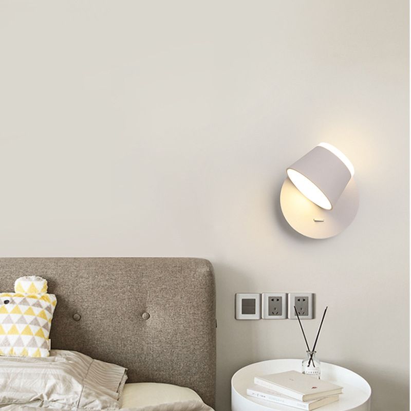Schlafzimmer einfache LED -Leuchterleuchte rotierbare wandmontierte Beleuchtungskörper