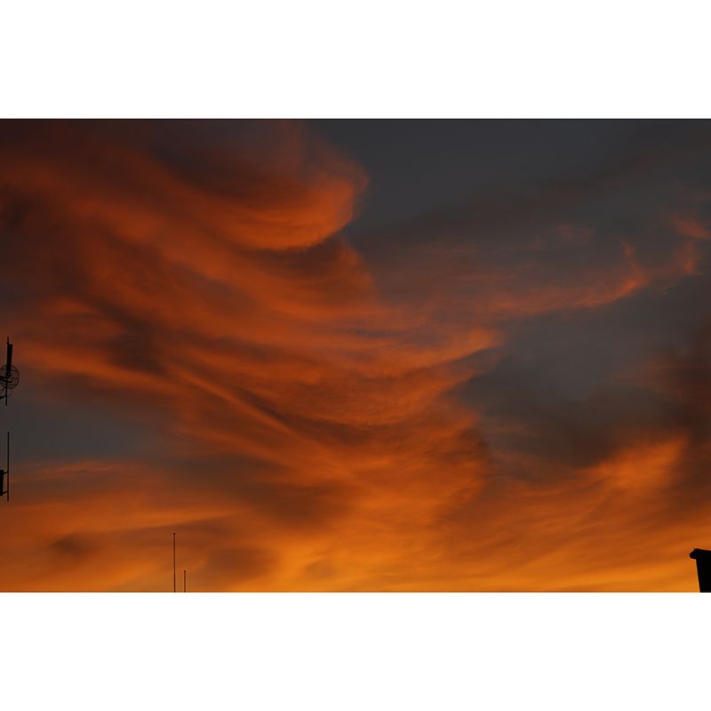 Photography Sky Mural Wallpaper for Sitting Room Bedroom, Water Resistant