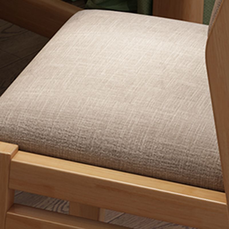 Contemporary Style Dining Wooden Chair Kitchen Dining Open Back Armless Chairs