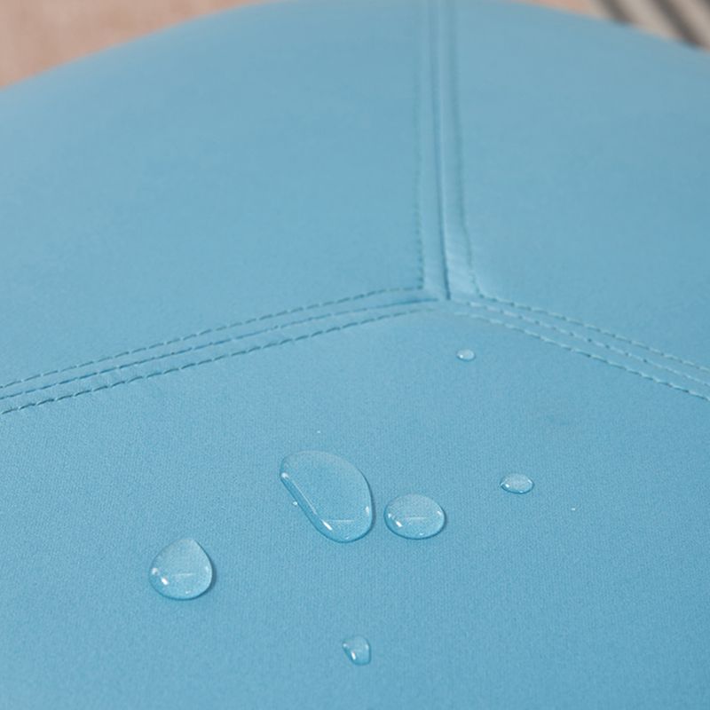 Modern Novelty Shape Ottoman Plain Leather Ottoman Stoolfor Living Room