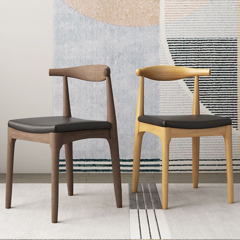 Entryway Dining Chairs Armless Wooden Dining Room Chairs for Kitchen