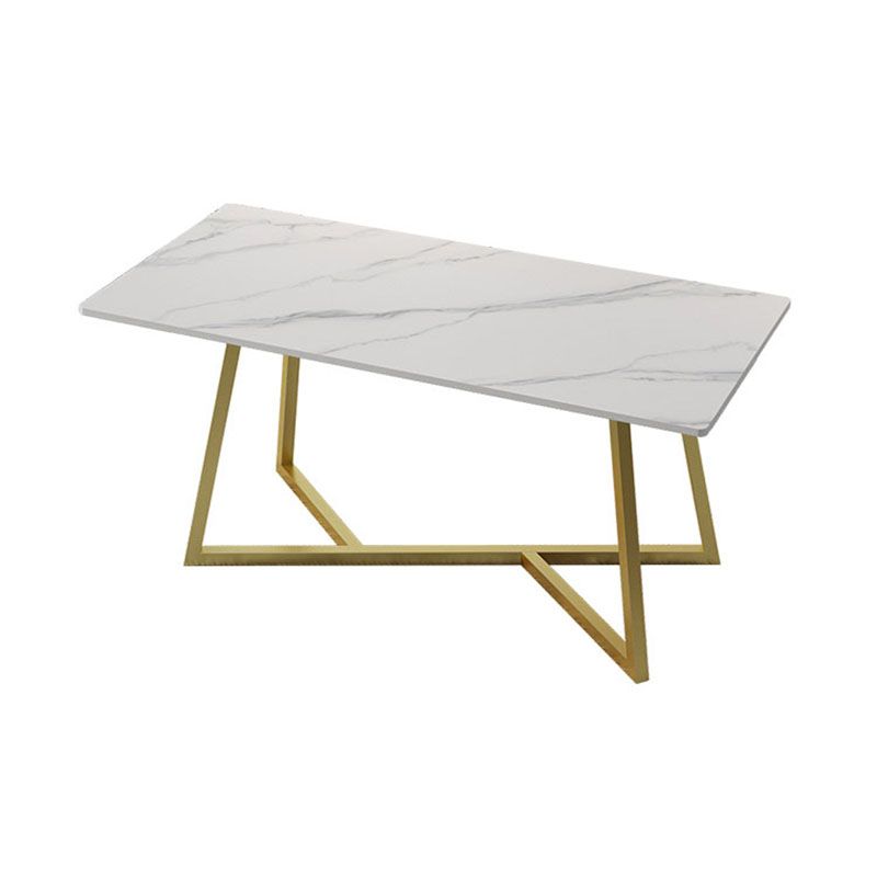 Glam Style 1/2/5 Pieces Dining Table Set Sintered Stone Table and Chair Set