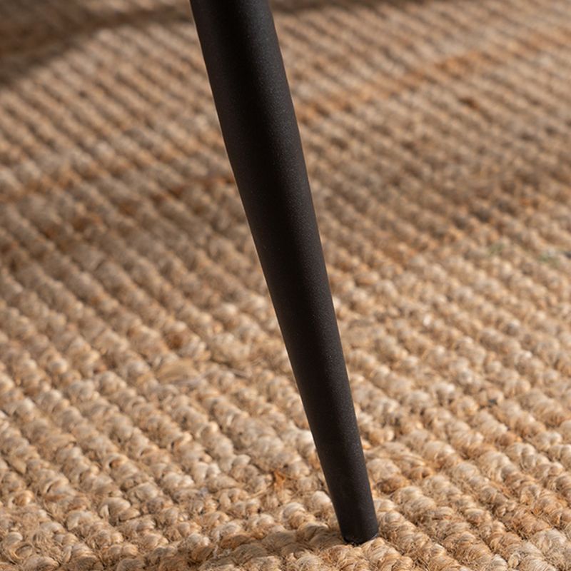 Industrial Solid Color Armchair Square Arms Accent Armchair for Living Room