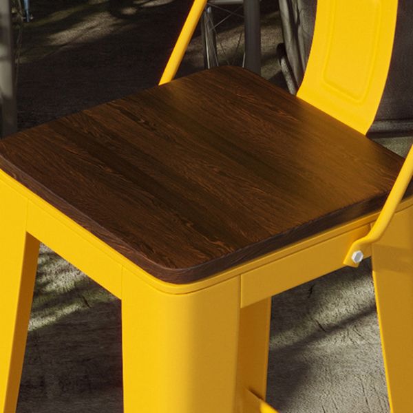 1/2/4 Pieces Industrial Bar Stool and Table Set Metal Bar Table Set