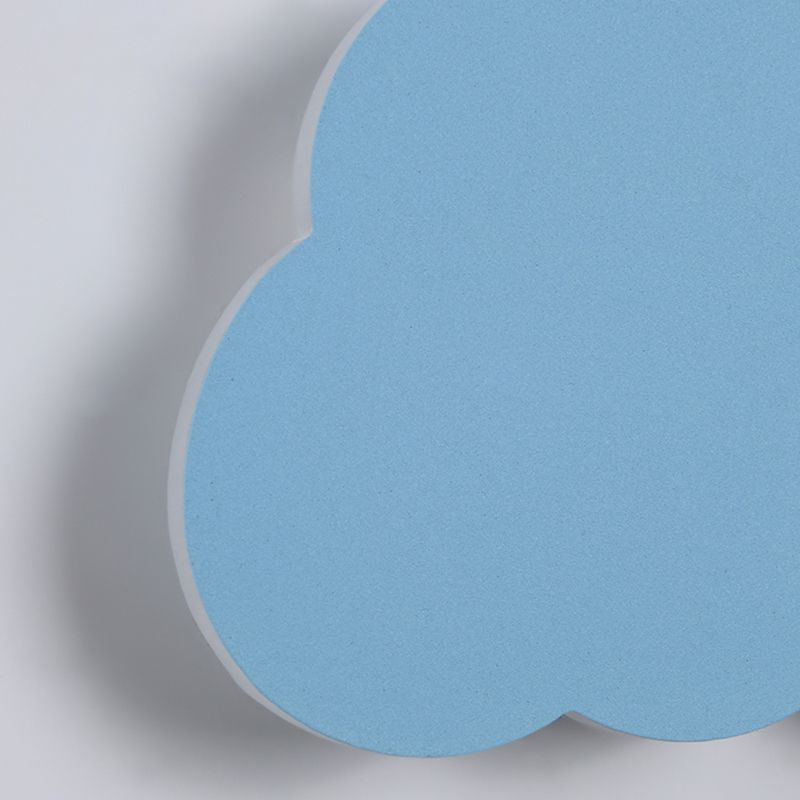 Stile per bambini unica sfumatura sfondata in metallo 1 illuminazione montata a parete