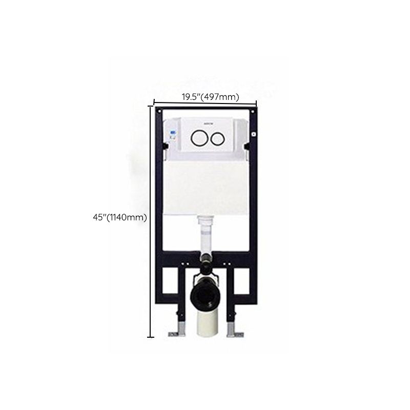 Contemporary Wall Hung Flush Toilet Ceramic Urine Toilet with Seat for Washroom