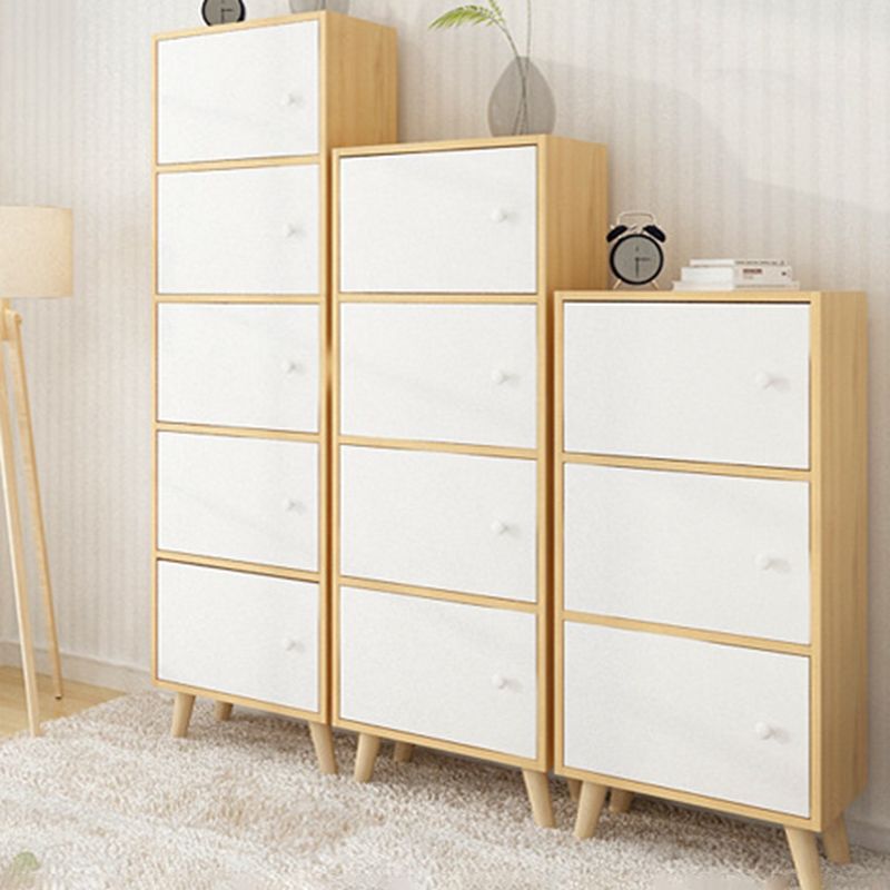 Standard Artificial Wood Bookshelf Modern 9" Wide Closed Back Bookcase