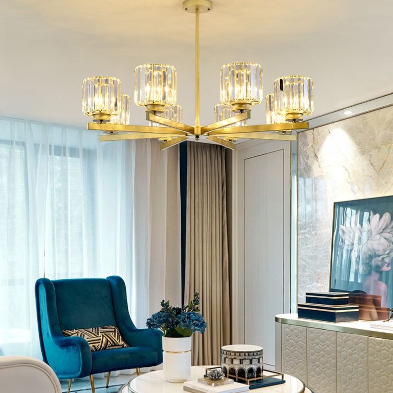 Lichte moderne luxe stijl verticale hanger verlichtingsarmaturen kristal hanglampje