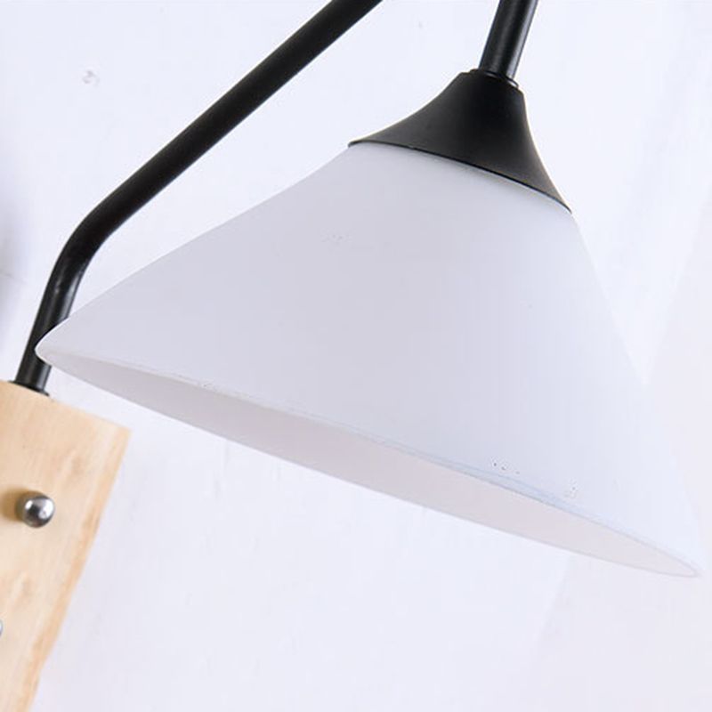 Single Contemporary Polished Finish Wall Mounted Sconce Metallic Wall Light