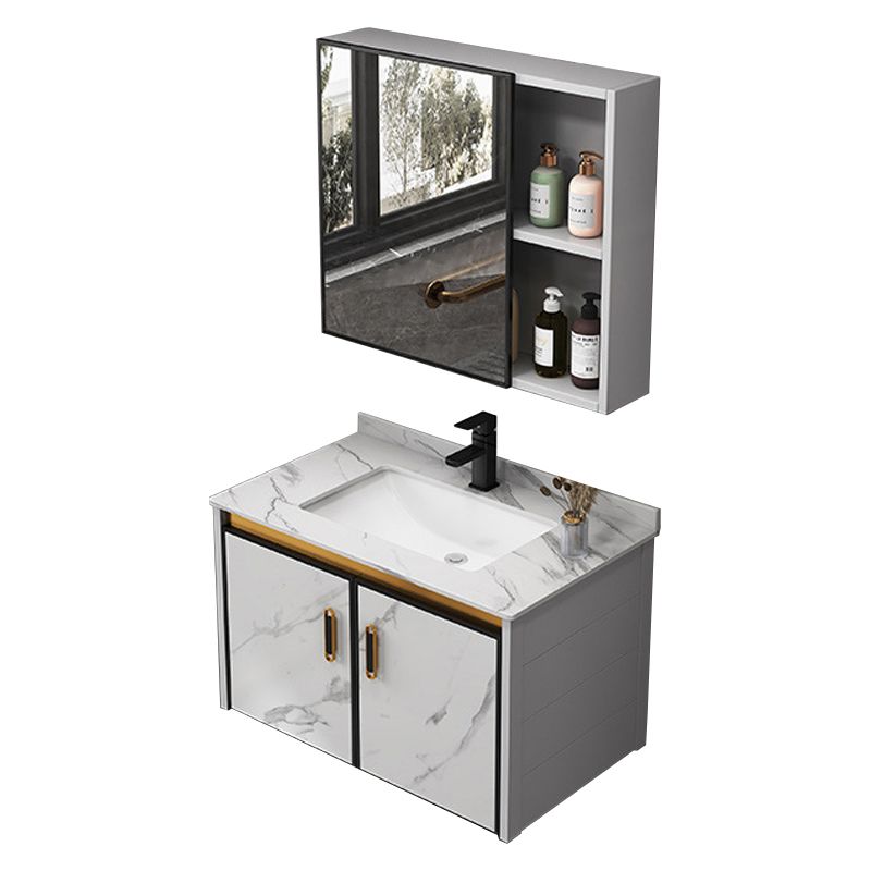Glam Bathroom Vanity Set Single-Sink Bathroom Vanity for Bathroom