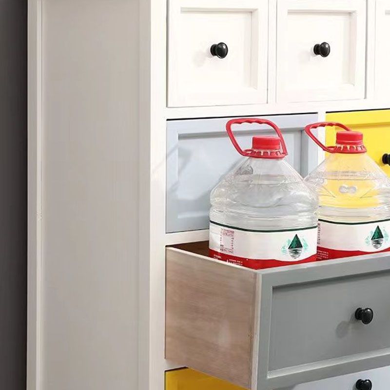 Traditional Storage Chest Solid Wood Storage Chest Dresser for Living Room