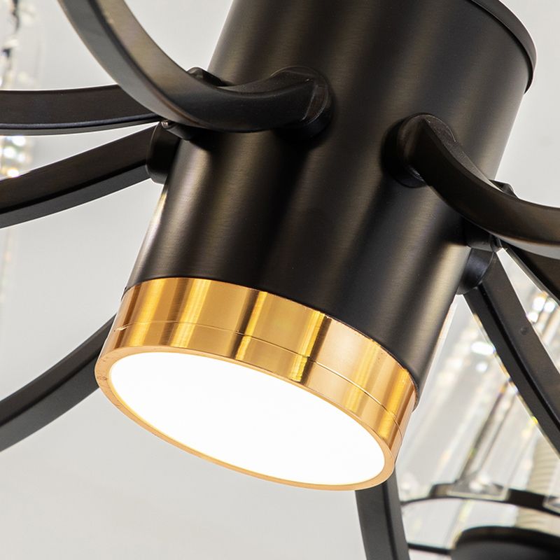 American Glass Chandelier Multi Light Chandelier Pendant for Dining Room