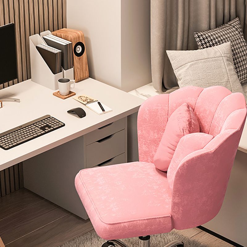 Ergonomic Pillow Included Desk Chair Contemporary Upholstered Office Chair