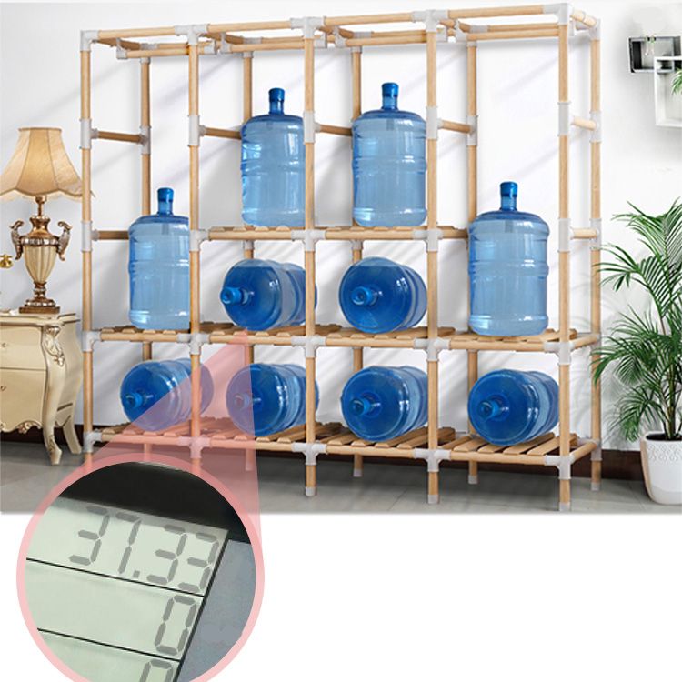 Natural Meringue Wood Frame Wardrobe Modern Style Home Wardrobe Armoire