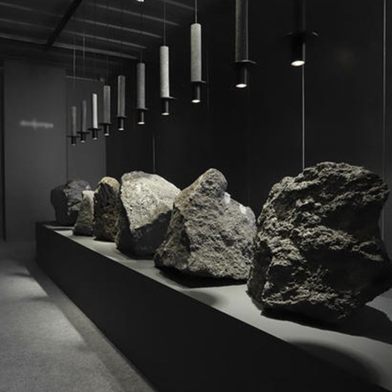 Terrazzo buisvormige hanglampverlichting eenvoud led hangend licht voor eetkamer