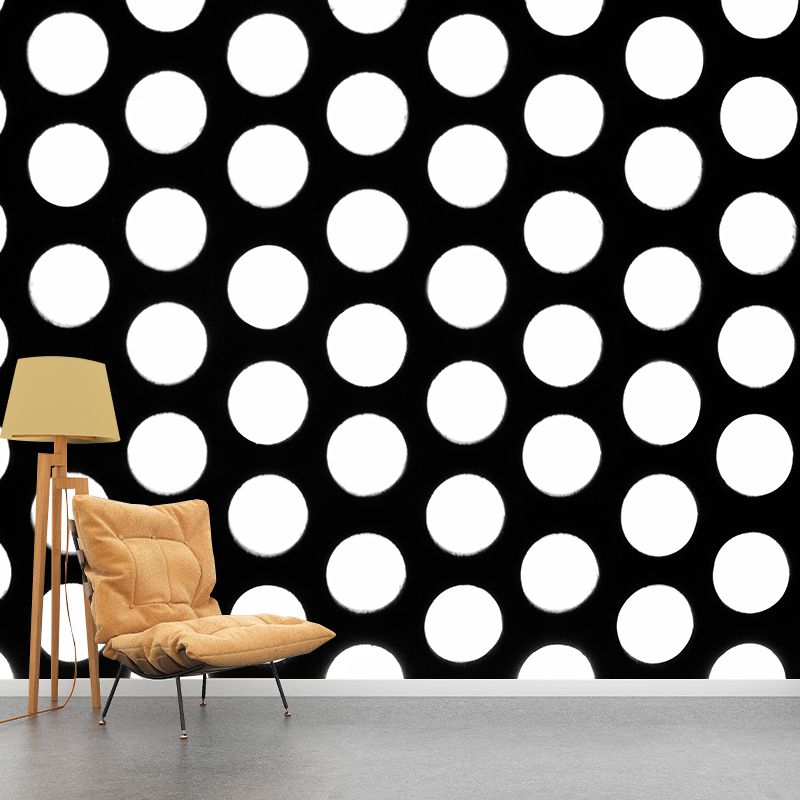 Geometric Style Illustration Murals Wall for Reading Room, Moisture Resistant