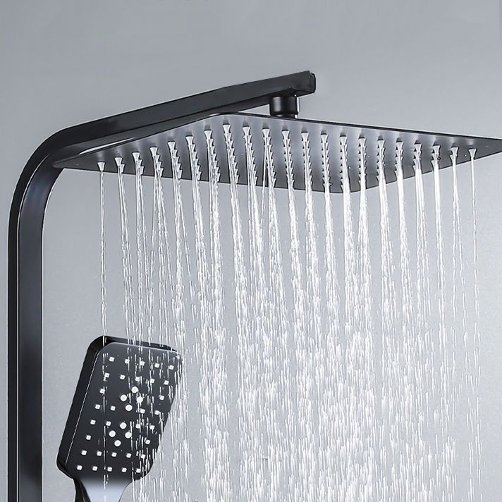 Modern Style Shower System Handle Lever Wall Mounted Copper Shower System