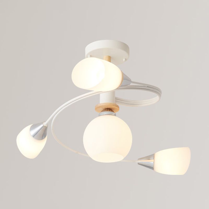 Glasgeometrische Form spüle Deckenleuchte modern