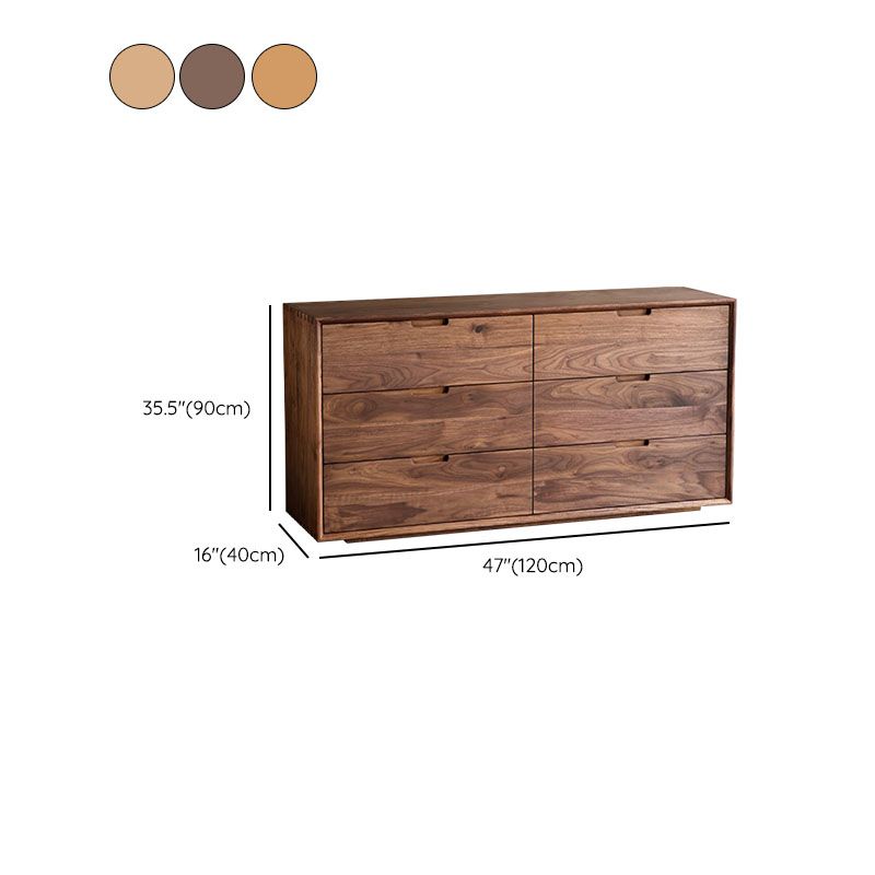 Horizontal/Vertical Double Dresser Contemporary Lingerie Chest for Bedroom