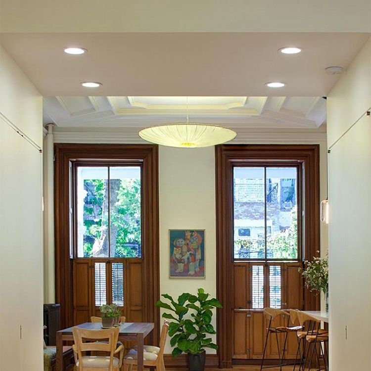 Zijderonde Suspensie Verlichtingsarmatuur Modern beige hangend licht voor woonkamer