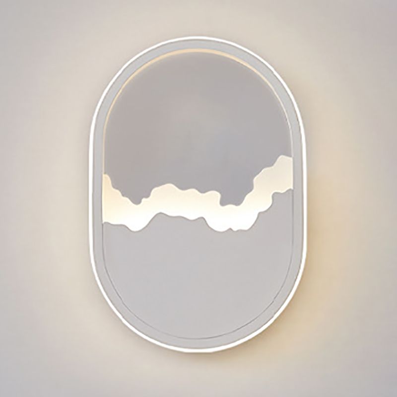 Modern Wall Mount Lighting Minimalist Metallic LED Hallway Surface Wall Sconce