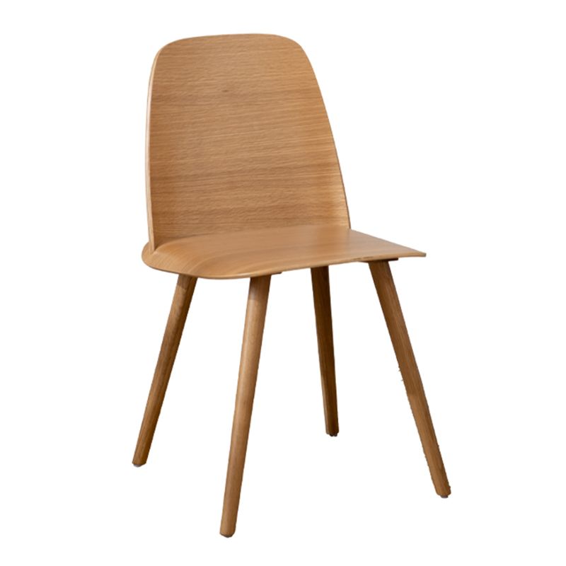 Solid Wood Dining Accent Chair Contemporary Dining Side Chair
