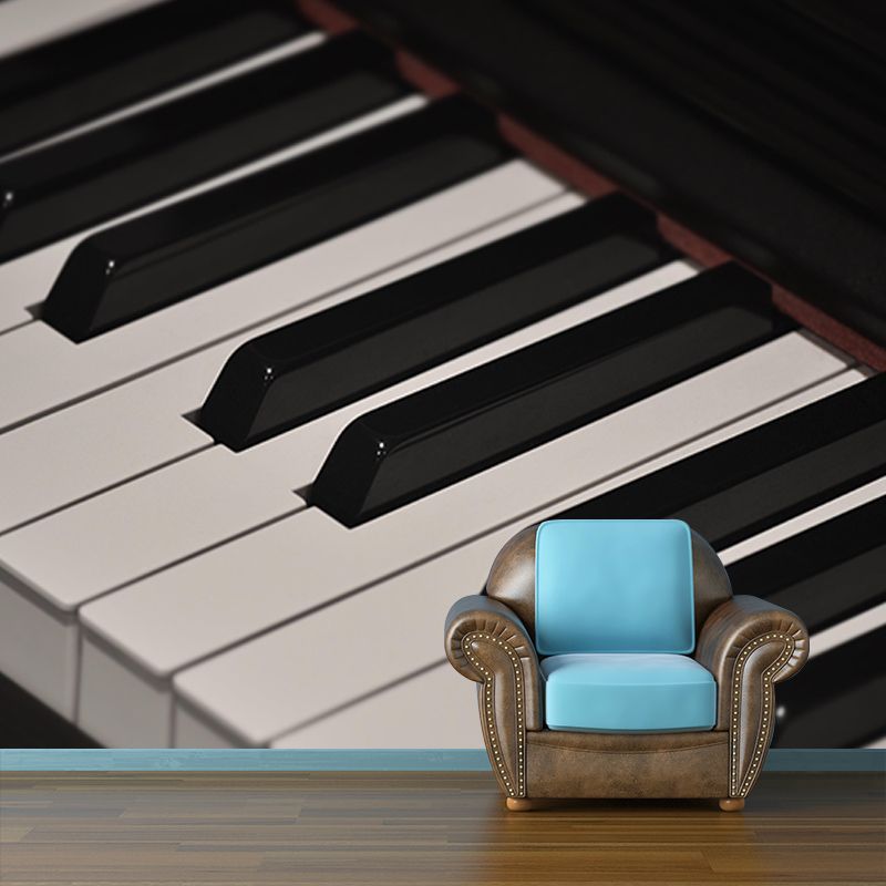 Environment Friendly Piano Hobby Mural Decorative Wallpaper for Living Room