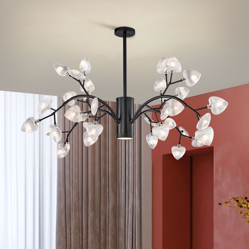 Forma di filiale in metallo lampadario moderno in stile moderno lampada appesa per negozio