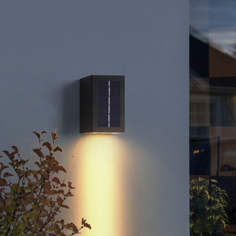 Contemporary Metal Rectangular Wall Sconce Led Wall-washer Light for Outdoor
