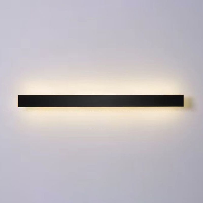 Metal Strip Wall Light Modern Linear Wall Light Sconce for Bedroom
