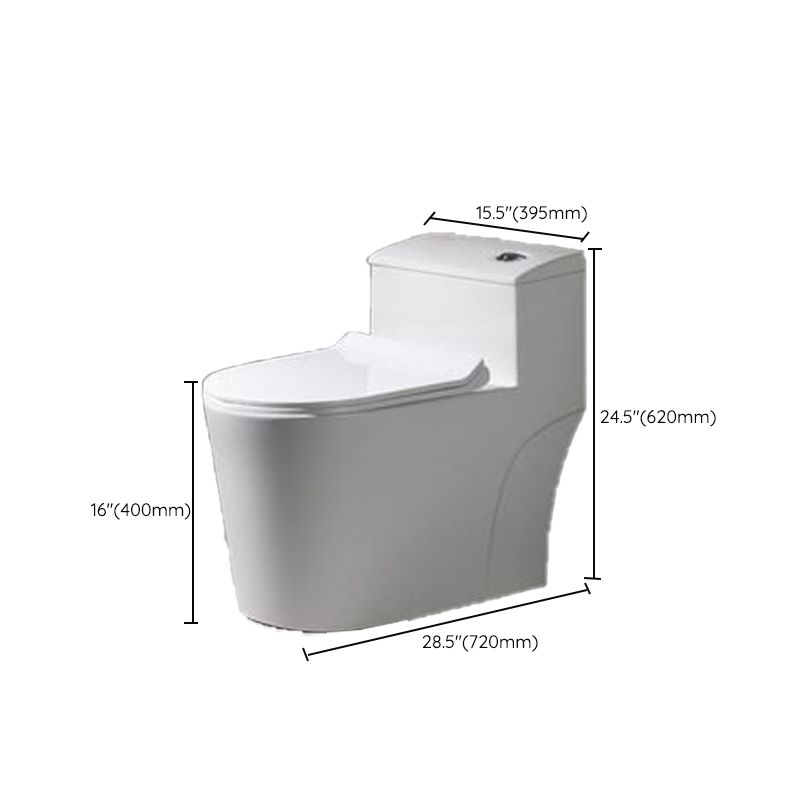 Contemporary Ceramic Toilet Bowl Floor Mounted Urine Toilet with Spray Gun for Washroom