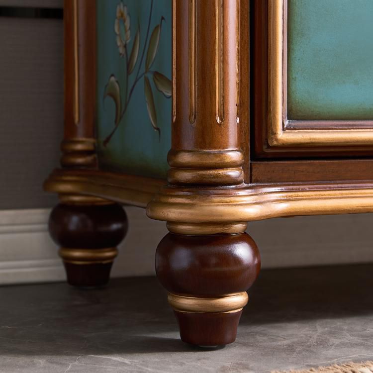 Traditional Storage Chest Dresser Solid Wood Dresser , 15.6 Inch W