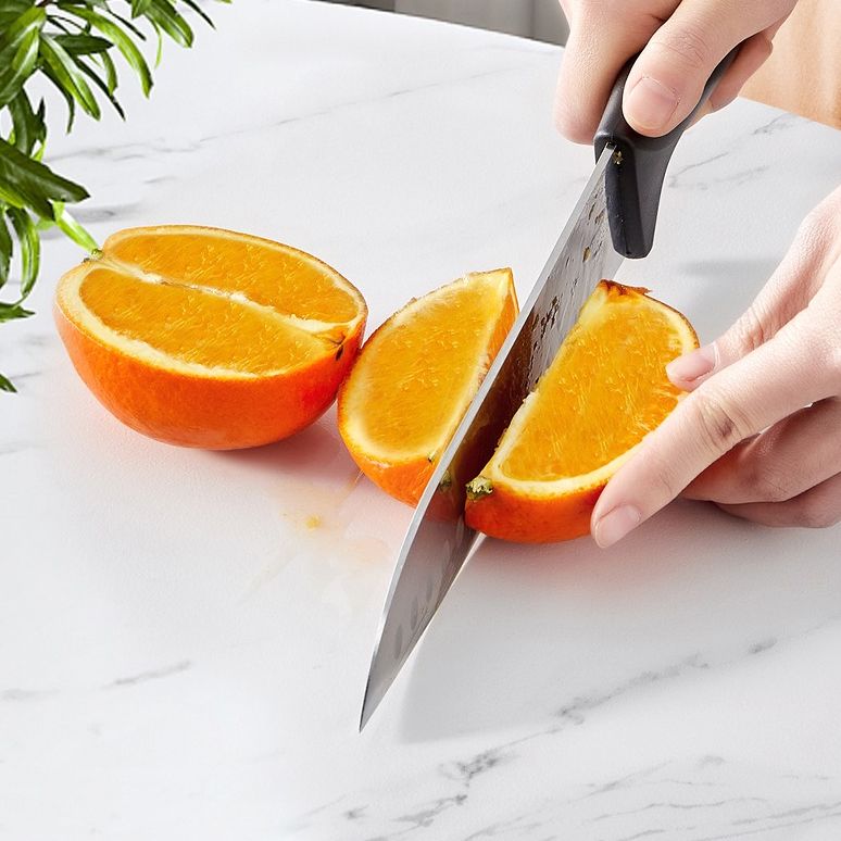 Standard Sintered Stone Top Dining Room Set with 4 Black Metallic Legs for Dining Furniture