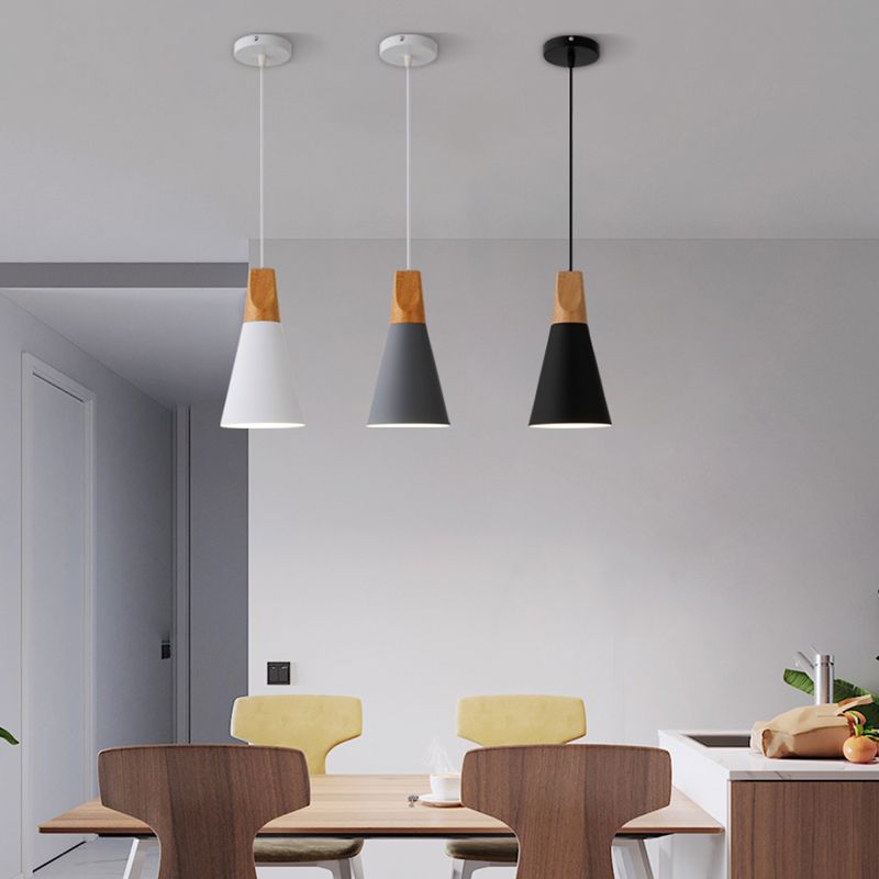 Simplicity Hanging Lamps Macaron Pendant Light Fixture for Bedroom Foyer