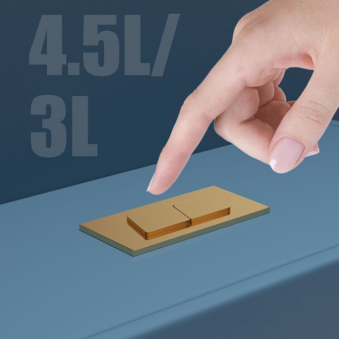 One-Piece Flush Toilet Floor Mount Traditional Toilet with Slow Close Seat