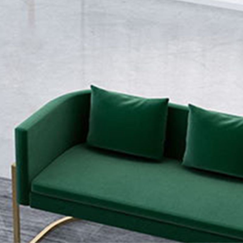 Tuxedo Arm Sofa 24.80" W x 28.35" H Velvet Sofa Standard Sofa