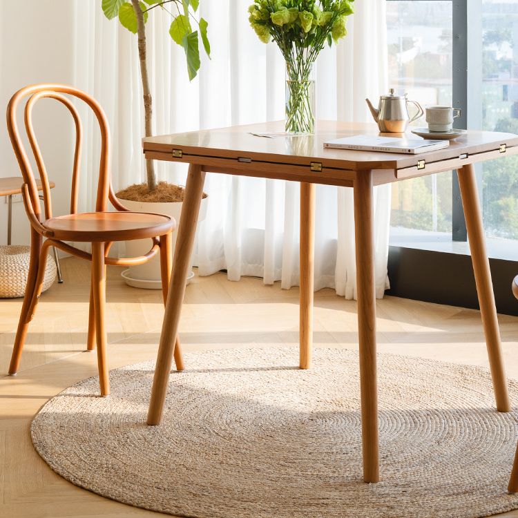 Modern Solid Wood Dining Table Round Standard Dining Table for Kitchen