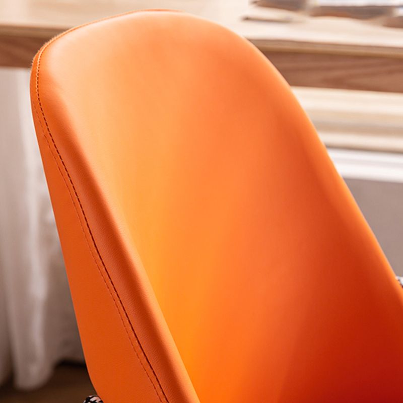 Modern Style Arm Chair Upholstered Dining Chair with Wooden Legs