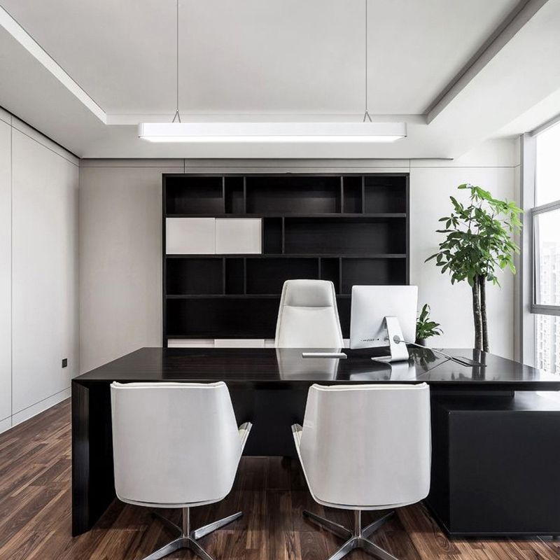 Cadre métallique LED Pendembre dans le style moderne 54W LED Suspended Lights for Office Conference Room