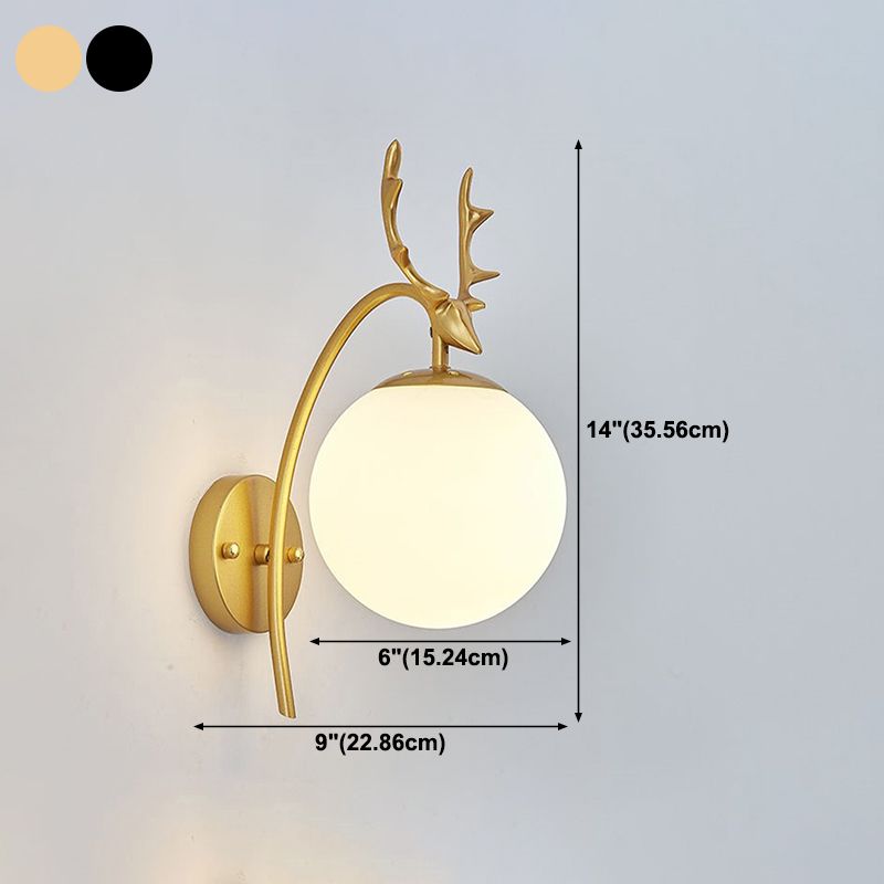 1 leichte Ballwandlichter moderner Stil von Glaswandbeleuchtung Ideen
