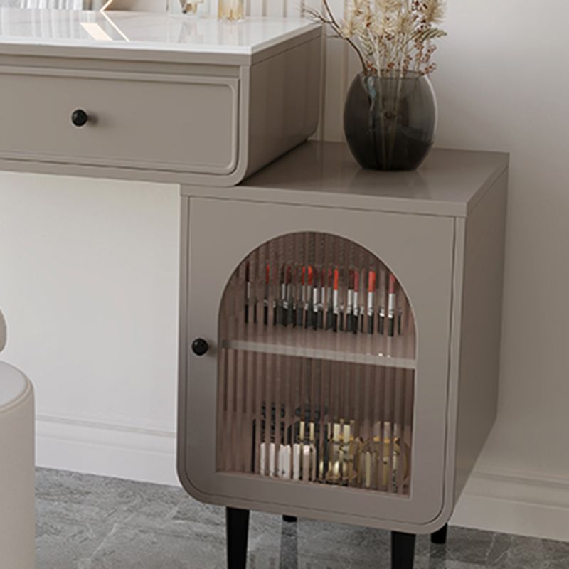 2 Storage Drawers Makeup Vanity Desk Table Solid Wood Vanity