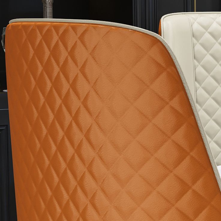 Parsons Armless Dining Chairs Glam Side Chair Set for Dining Room