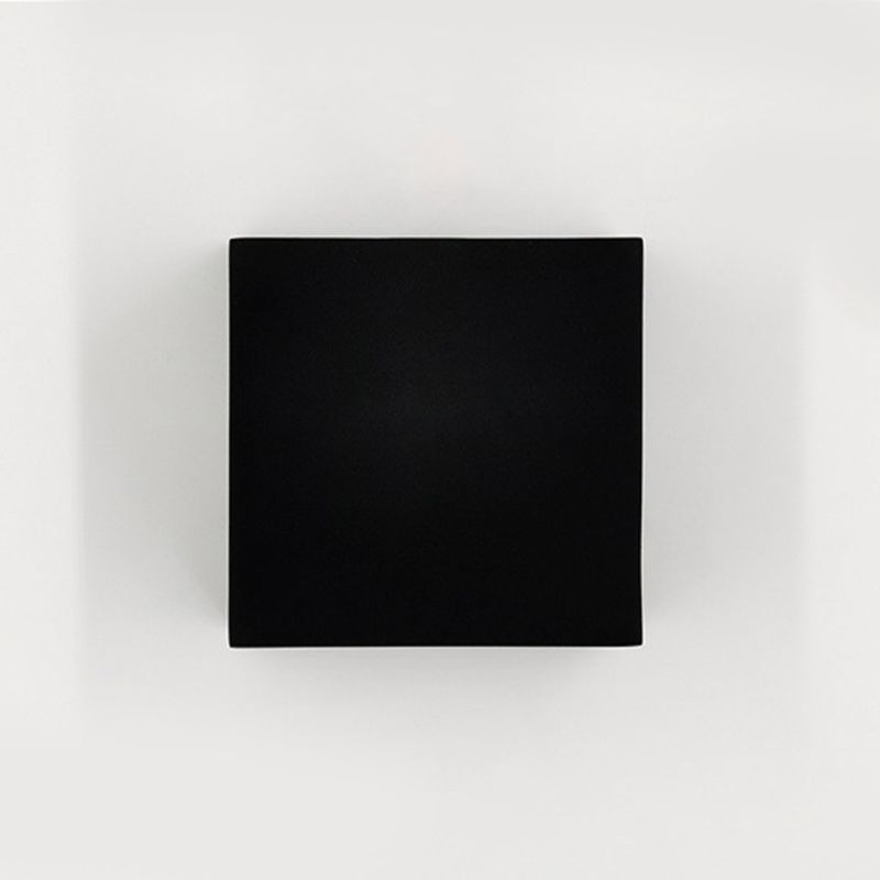 Contemporary Aluminum Wall Light Cube 4" Wide Wall Washer for Living Room