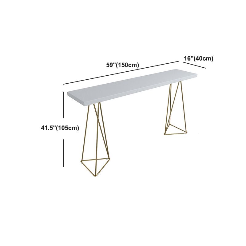 Pine Wood Top Bar Counter Traditional Luxury Rectangle Bar Counter with Sled Base