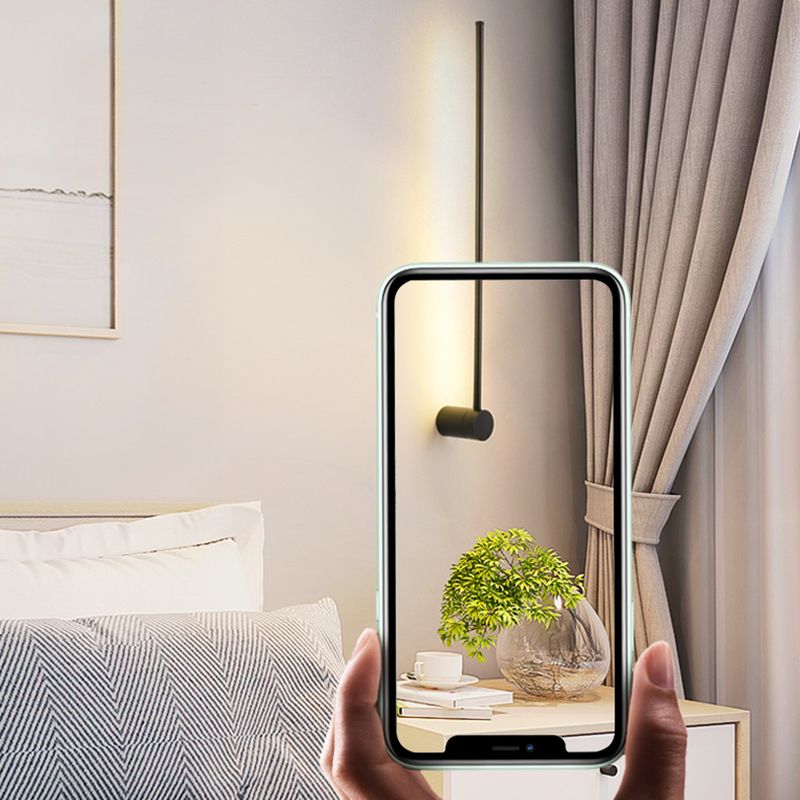 Lineare Schatten Metallwandbeleuchtung moderner Stil 1-Licht-Wandmontage Leuchte Leuchte